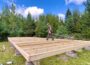 Building A Simple Affordable Off Grid Cabin In The Woods: Floor Framing