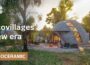 Building ecovillage of storm-proof homes made of bone-like biomaterial