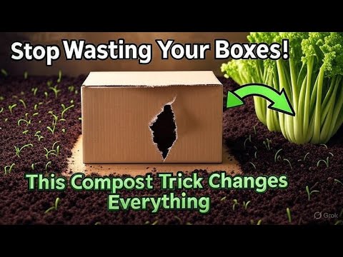 The Cardboard Composting Secret That Boosts Harvests 40% Faster (No Bins, No Fuss!)