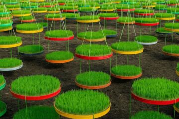 Old Plastic Bucket Lid? Grow Rice seedlings Like This Instead!