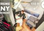 Living in a Shockingly Small 110 ft² Apartment with Clever Self-Built Furniture!