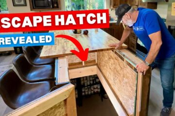We Built a Secret Bunker Under Our Kitchen Island (Hidden Escape Route Revealed!)