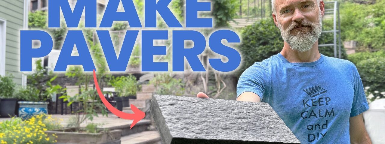 Make Your Own Garden Pavers For Super Cheap