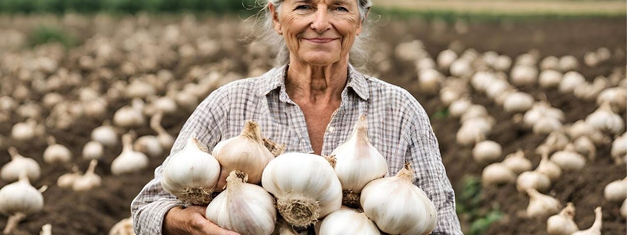 Do THIS before planting, and the garlic will grow gigantic