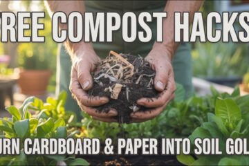 Turn Cardboard and Paper Waste into FREE Compost | 4 Easy Garden Hacks for Healthy Soil