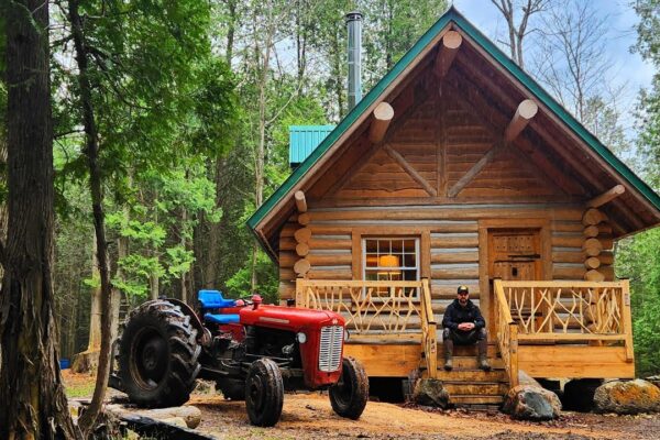 A Decade of Building in the Canadian Wilderness- Off-Grid Log Cabin!