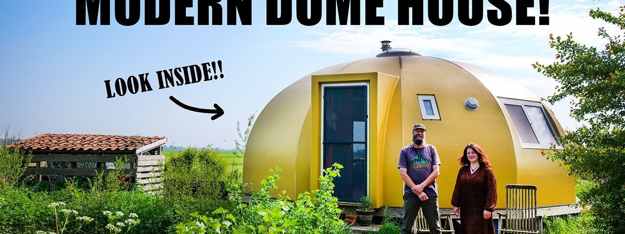 Modern Off-Grid Living In A Dome House – Inside This Tiny House Community!