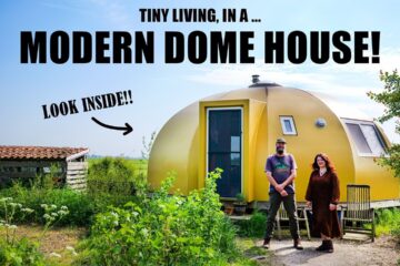 Modern Off-Grid Living In A Dome House – Inside This Tiny House Community!
