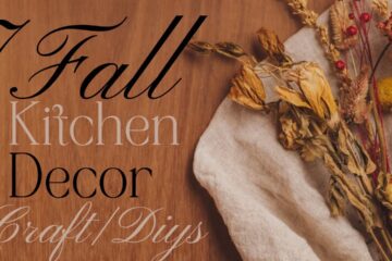DIY/Crafts that will jazz up your Fall/Kitchen. Dollar Tree Crafts