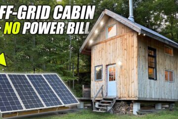 Cheap & Simple Off Grid Cabin Solar Set Up – Anyone Can Do This!