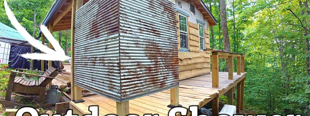 Off Grid Outdoor Shower – First Steps of the Build