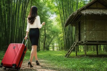 CEO Leaves the City to Live Off-Grid in a Jungle Bamboo Shelter