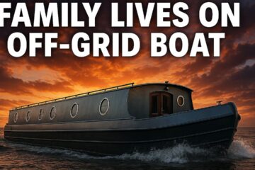 FAMILY of 5 Leaves it All Behind to Live OFF-GRID on a BOAT!