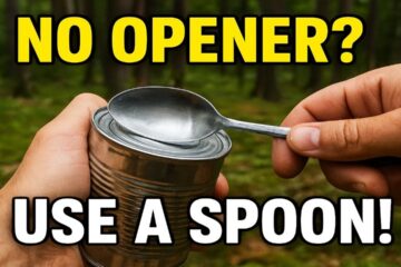 No Opener? No Problem! Open a Can with a Spoon in the Wild