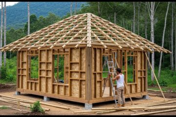 Off-Grid Challenge β Building a 2-Storey Cabin in the Forest, 180 Days Survival Off-Grid Challenge β Building a 2-Storey Cabin in the Forest, 180 Days Survival