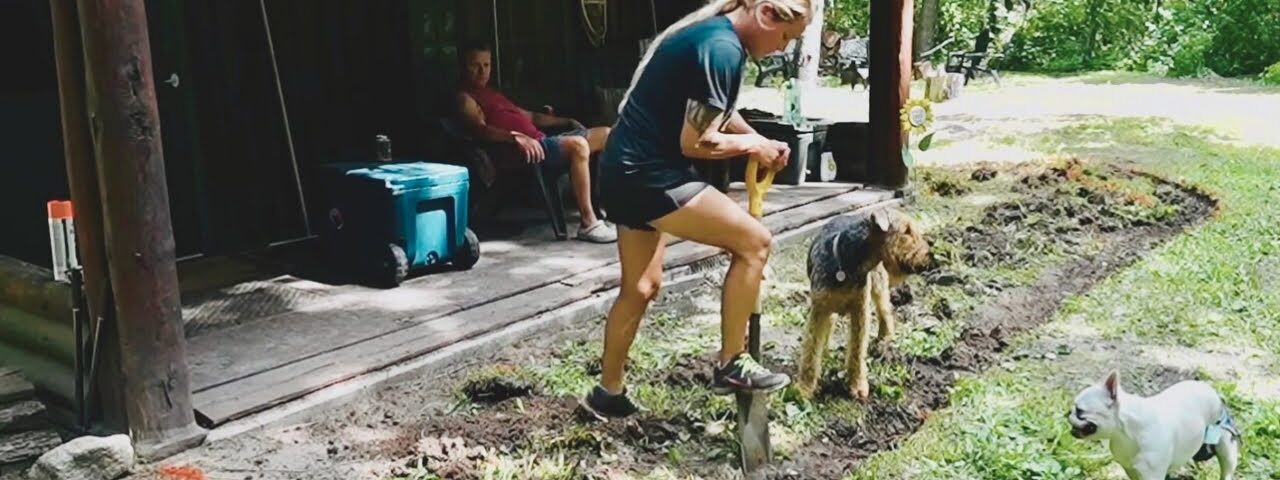 Off-Grid Log Cabin Dirt Work & Landscape Prep | Plus a Surprise Porcupine Visit!