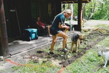 Off-Grid Log Cabin Dirt Work & Landscape Prep | Plus a Surprise Porcupine Visit! Off-Grid Log Cabin Dirt Work & Landscape Prep | Plus a Surprise Porcupine Visit!