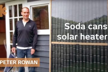 Heating Seattle backyard studio with soda cans as solar panels Heating Seattle backyard studio with soda cans as solar panels