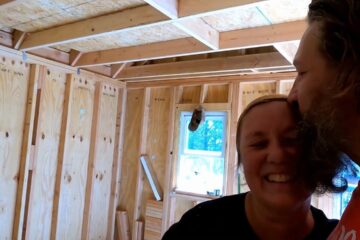 Off Grid Tiny Life! S2, EP26 – Installing The Flooring! It’s Beautiful!