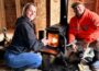 IT’S Getting HOT in the OFF GRID FOREST CABIN | Installing the US 900 Sq Ft Log Wood Stove & Chimney