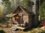 Living Wild How – Built a Cozy Log Cabin Hidden in Nature