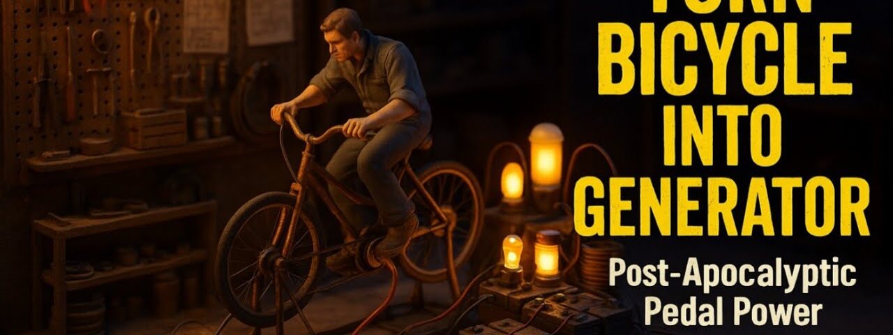 How to Build a Pedal Generator That Lights Up Your Camp (When Grid Is Dead)