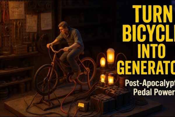 How to Build a Pedal Generator That Lights Up Your Camp (When Grid Is Dead)