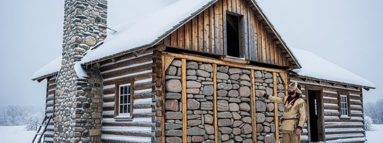 How One Mountain Man’s “Crazy” Wall Idea Held His Cabin 32° Warmer While Others Froze