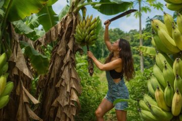 Off-grid WILDERNESS Garden Harvest after What Thunderstorm did to my garden 🪴 DIY